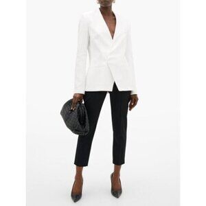 Haider Ackermann Single Breasted Blazer FR 36 US 4 White NWT